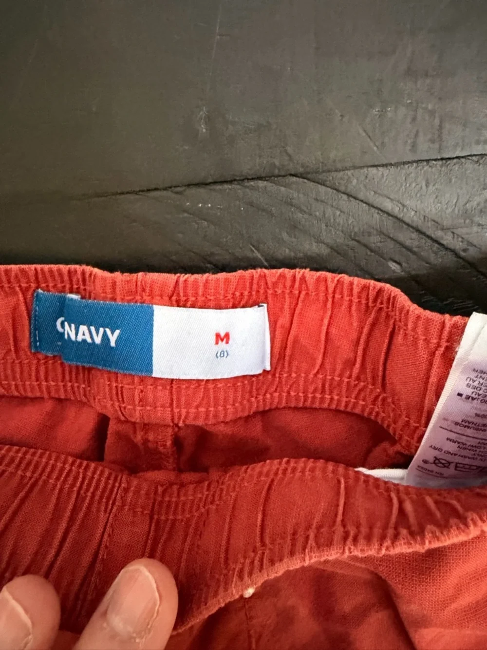 Old Navy Red Drawstring Pull-On Kids Shorts